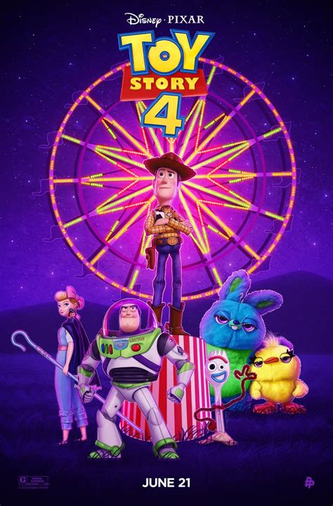 Toy Story 4 Poster Lukisan