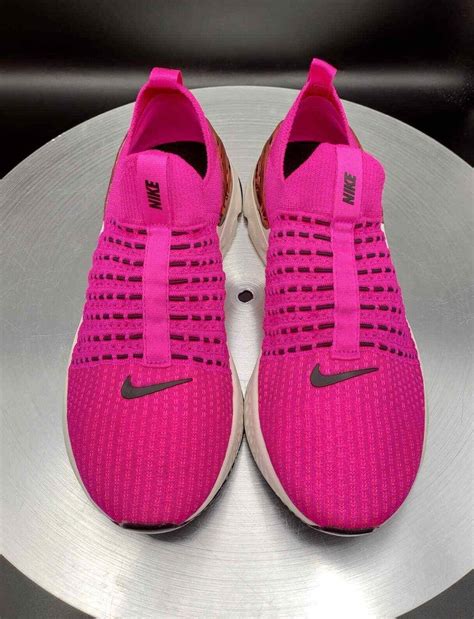 Nike React Phantom Run Flyknit 2 Pink White Black Womens Running New Dq7649 600 Ebay