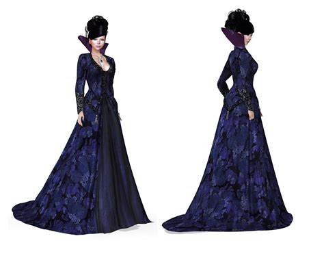 Mi Rigged Mesh Once Upon A Time Queen Gown Queen Gown Queen Dress
