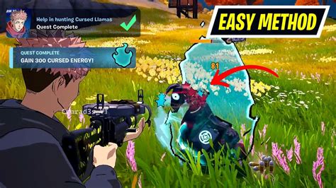 How To Easily Help In Hunting Cursed Llamas Fortnite Youtube