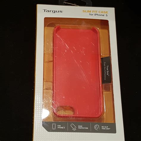 Targus Slim Fit Case For Iphone 5 5s And Iphone Se Red Ebay