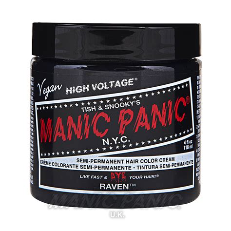 Raven High Voltage Classic Hair Dye Manic Panic Uk
