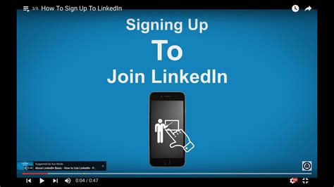 How To Sign Up To Linkedin Youtube