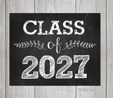 Class Of 2027 Back To School Teacher Signs First Day Of Etsy