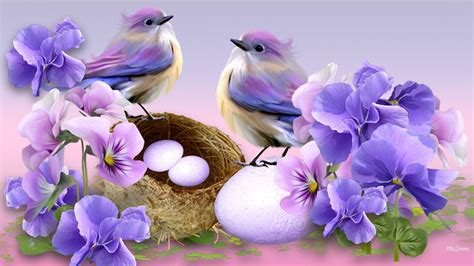 Beautiful Bird And Flower Wallpapers Top Free Beautiful Bird And