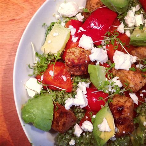 Healthy Living In Heels Dinner Recipe San Fran Quinoa Salad With Chicken