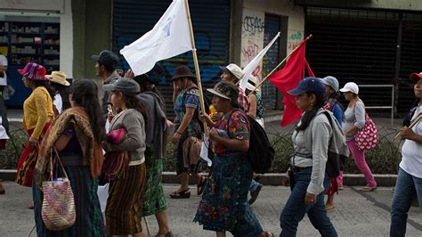 Indigenous Groups March 200km Across Guatemala Against Corruption News Al Jazeera