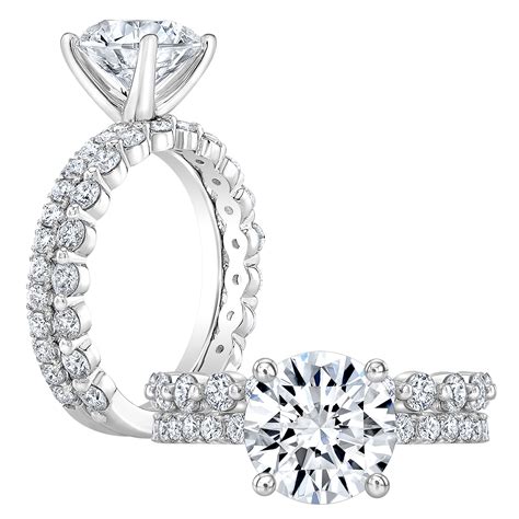 266ct Round Cut Natural Diamond Classic Engagement Ring Unique
