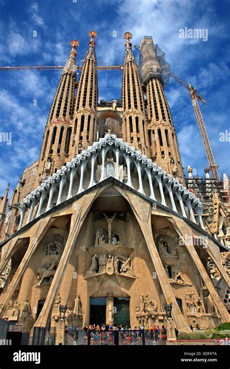 The Sagrada Familia The Masterpiece Of Architect Antoni Gaudi And
