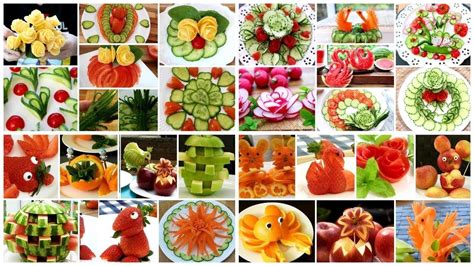 Awesome Fruit Carving And Vegetable Cutting Tricks Youtube