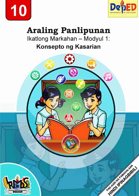 Grade Araling Panlipunan Quarter Module Konsepto Ng Kasarian Araling Panlipunan