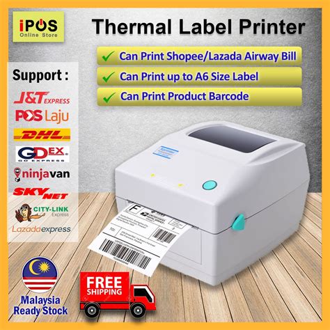 23cm x 16cm 3 straps of strong adhesive double side tape. Thermal Label Printer to Print Air Waybill / Consignment ...