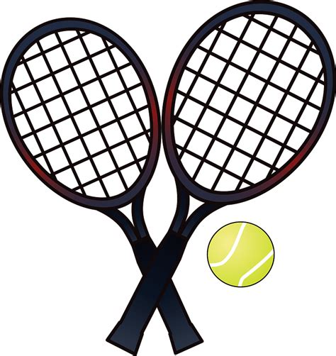 Tennis Rackets And Ball Clipart Free Download Transparent Png Creazilla