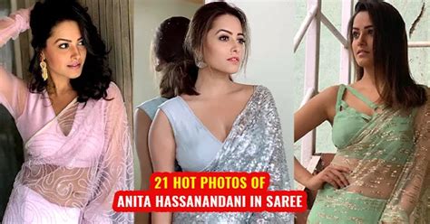 21 Hot Photos Of Anita Hassanandani In Saree Actress Known For Naagin