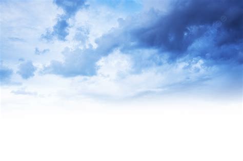 Blue Cloudy Sky Border Background And Picture For Free Download Pngtree