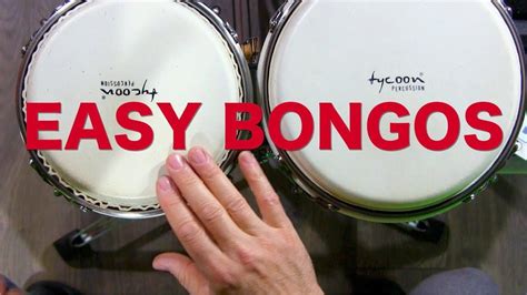basic bongos for beginners youtube bongos bongo drums music tutorials