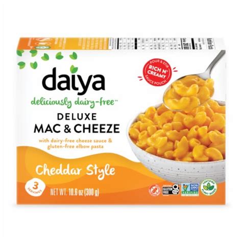 Daiya Dairy Free Gluten Free Cheddar Style Vegan Mac And Cheese 106 Oz Kroger