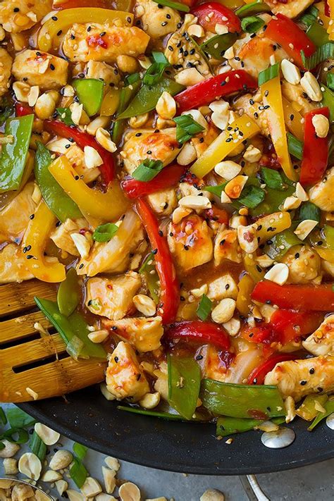 Jeremy's spicy szechuan chicken stir fry is packed to the brim with deep flavour and just the right amount of heat from szechuan pe. Szechuan Chicken Stir-Fry - Cooking Classy
