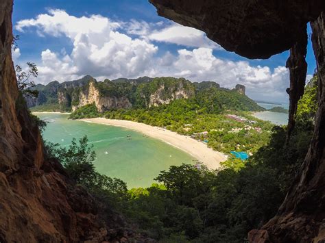 Railay Viewpoint Hike And Rock Climb In Krabi Thailand