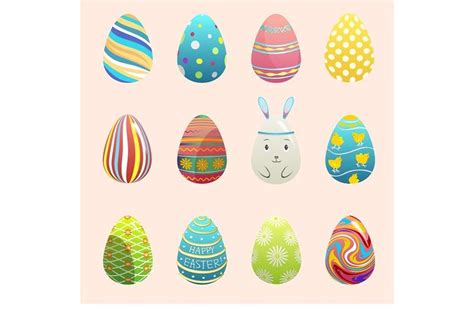 Realistic 3d Vector Easter Eggs In 2022 Holiday Symbols Easter Eggs