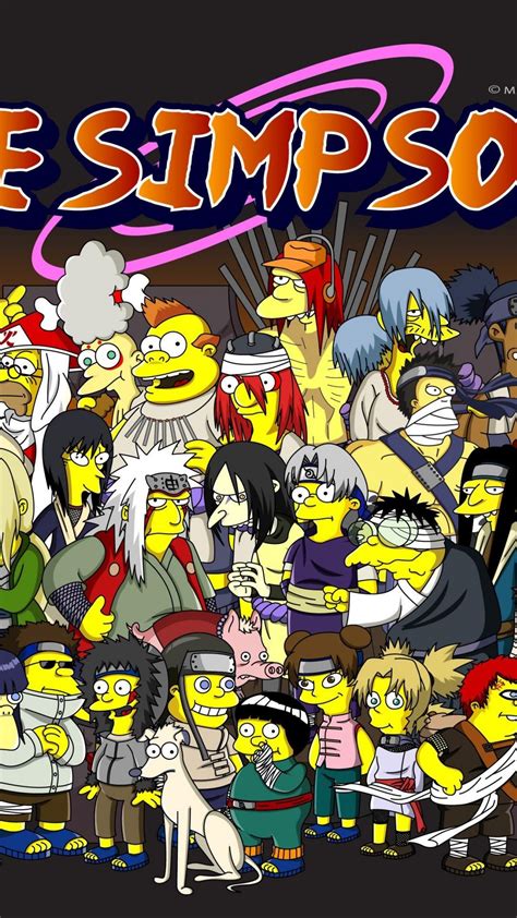 Simpsons Naruto Wallpapers Wallpaper Cave