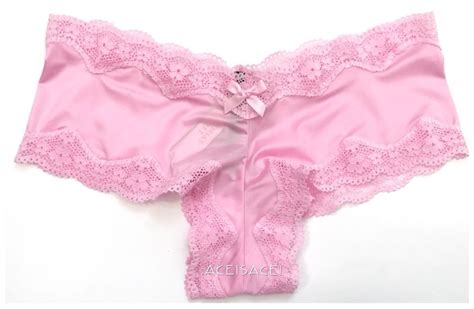 Nwt Victorias Secret Very Sexy Silky Solid Cheeky Panty Pink Xs