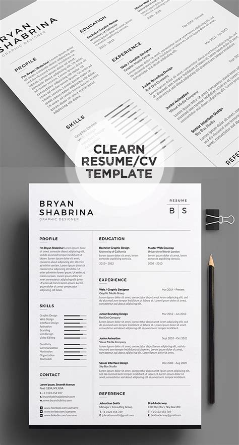 As a graphic designer, the resume offers you a chance for showcasing your talents and achievements in a creative and tasteful manner. 50 Best Resume Templates For 2018 | Design | Graphic Design Junction