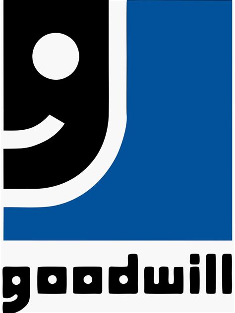 Goodwill Industries Logo Sticker For Sale By Joelnell Redbubble