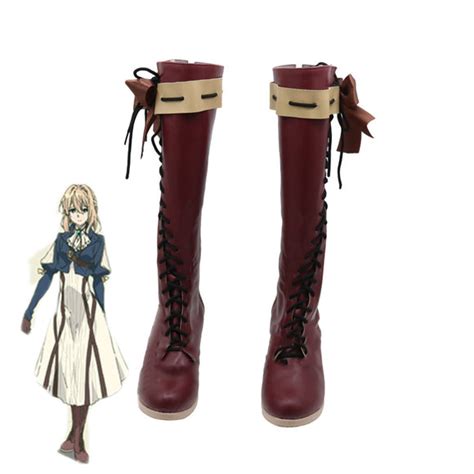 Violet Evergarden Cosplay Shoes Anime Women Boots Auscosplay