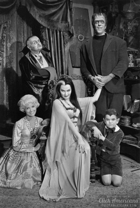 Cast Of The Munsters 1960s The Munsters Munsters Tv Show Old Tv Shows