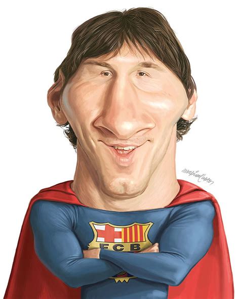 Caricatura De Lionel Messi Por Miller Almeida Lionel Vrogue Co