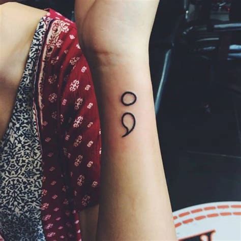 It's small but has a very powerful meaning so you can put it in your wrist. 85 Inspiring Semicolon Tattoo Ideas that You Will Love