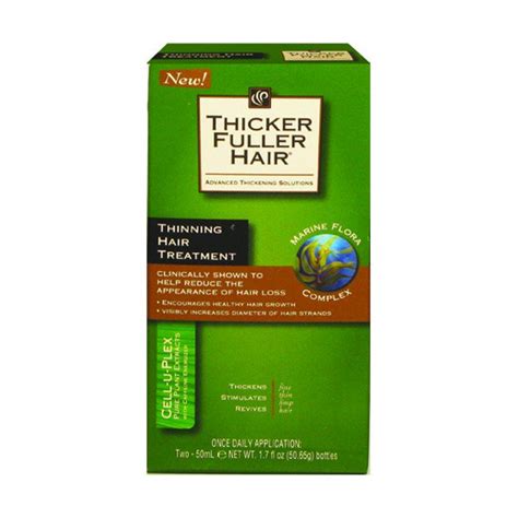 Thicker Fuller Hair Thinning Hair Treatment