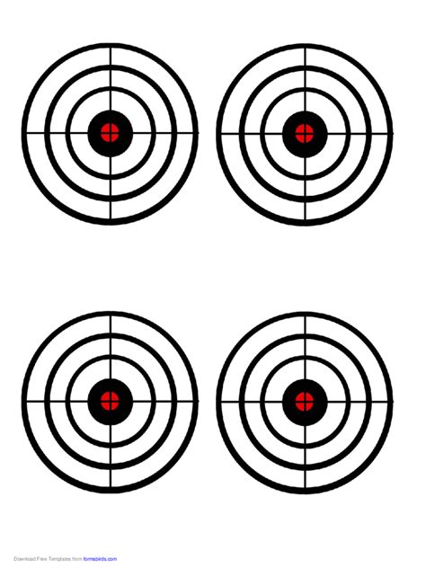 The following free targets are for you to download and print to use with all bb guns and airsoft guns. Printable Targets - 9 Free Templates in PDF, Word, Excel ...