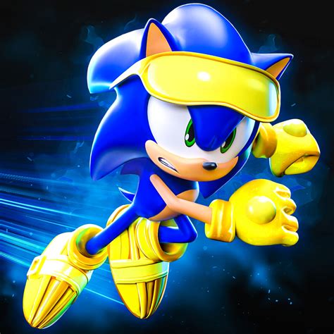 Artstation Gold Sonic Sonic Speed Simulator Icon