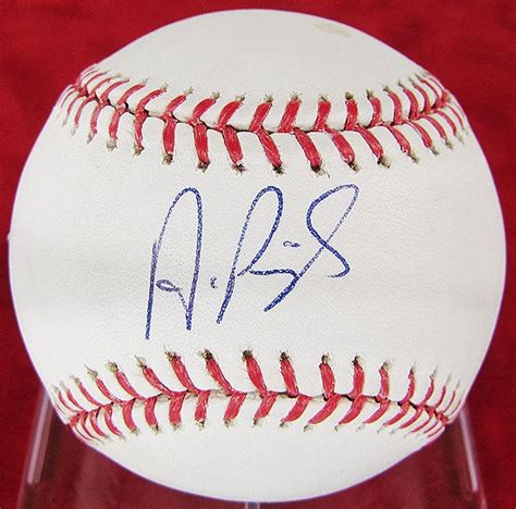 Albert Pujols Autographed Official Major League Baseball Da Card World
