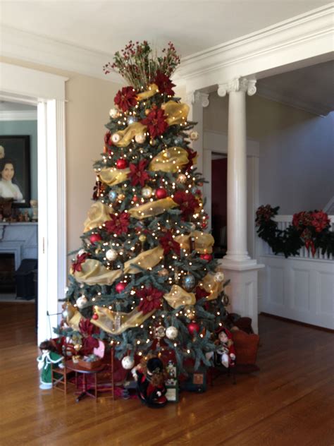 My Southern Living Christmas Main Tree With Clock Ornaments Diy