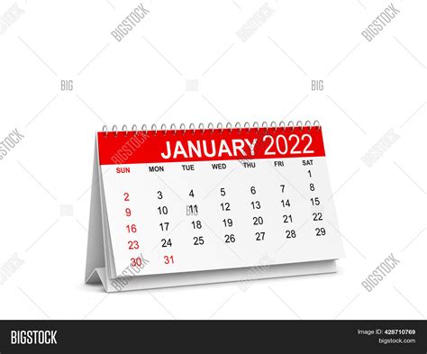 Calendar 2022 Year 3d Image And Photo Free Trial Bigstock