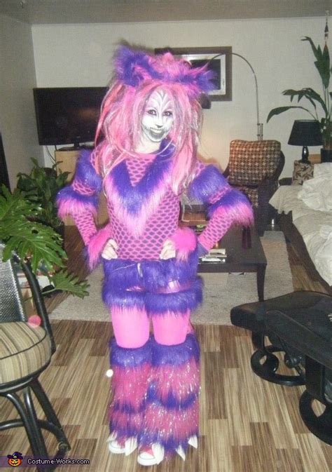 I love this costume because it's very comfortable to wear and cute. Homemade Alice in Wonderland Cheshire Cat Costume - Photo 2/3