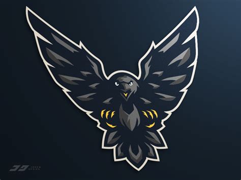 Raven Mascot Logo For Sale By José Rey Raven Crow Mascot Logo