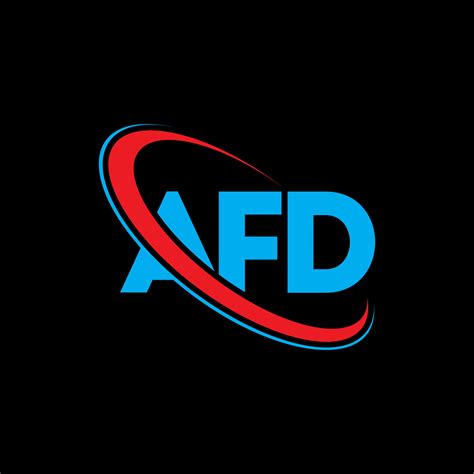 Logotipo De La Afd Carta Afd Dise O Del Logotipo De La Letra Afd Logotipo De Iniciales Afd