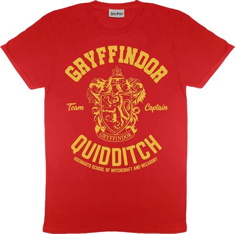 Harry Potter Gryffindor Quidditch Mens T Shirt Red Xl S Xxl