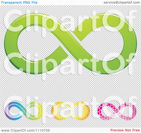 Clipart Colorful Infinity Symbols Royalty Free Vector Illustration By Cidepix