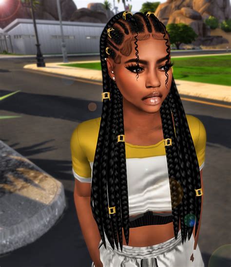 Ebonixsims Hair Sims 4 Urban Cc Sims 4 Black Hair Sims Hair