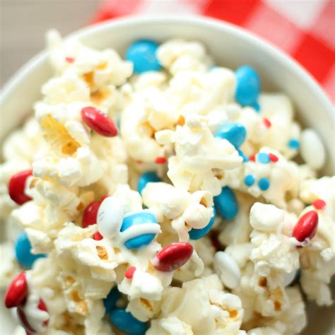 4th Of July Patriotic Popcorn Sweet And Salty Food Sweet Popcorn
