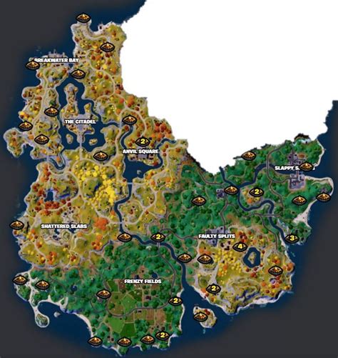 Fortnite Chapter 4 Season 1 All Campfire Locations