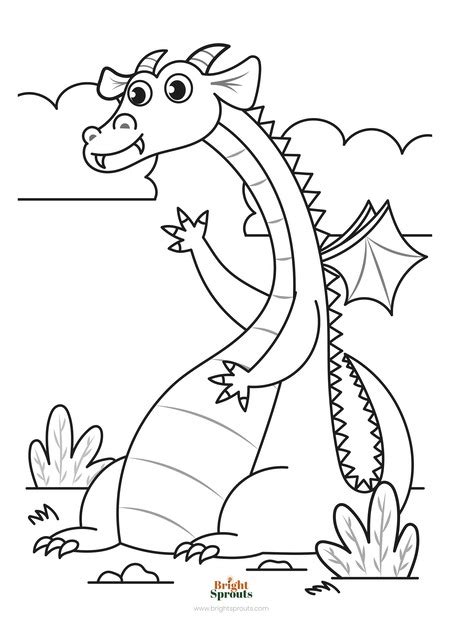 12 free printable dragon coloring pages easy and realistic coloring library