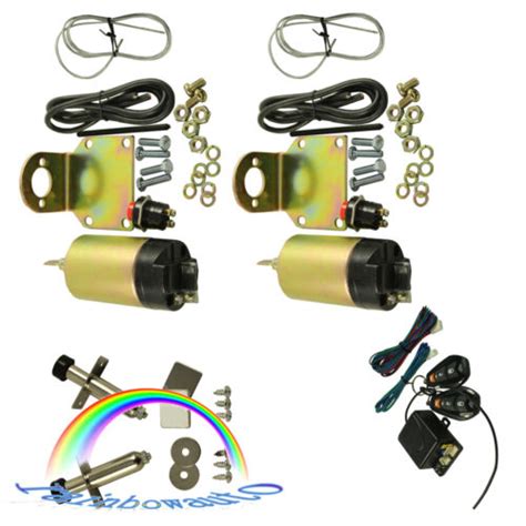 2 doors popper solenoid shaved door handle kit street rat hot rod car truck 85lb 700512556711 ebay