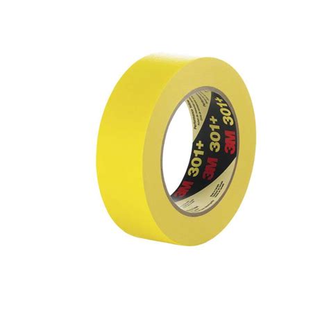 3m Performance Yellow Masking Tape 301 12 Mm X 55 M 63 Mil 72 Per Case