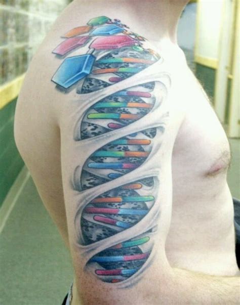 Tattoo Idea With Images Dna Tattoo Tattoos Biology Tattoo